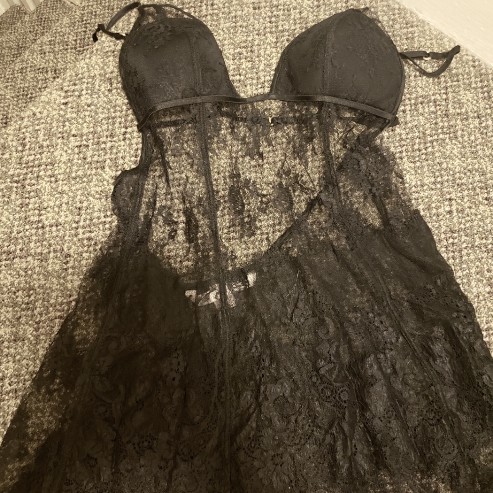 Victoria's Secret black Very Sexy lingerie